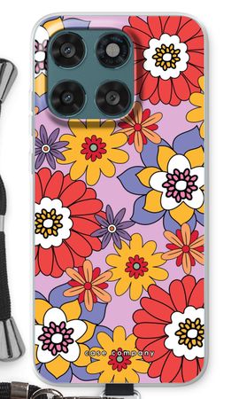 Retro Flowers - Purple