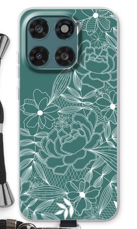 Flowers in lace