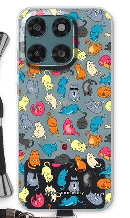 Colourful cats