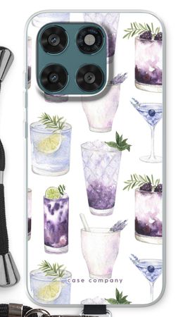 Violet cocktails
