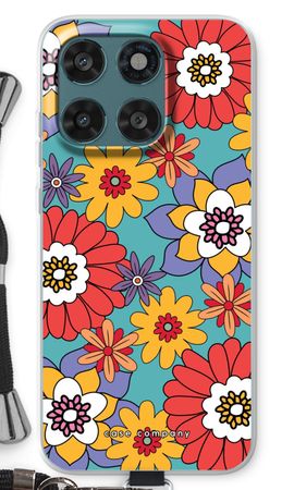 Retro Flowers - Blue