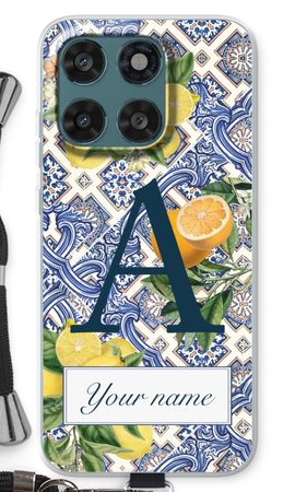 Monogram Blauwe tegels