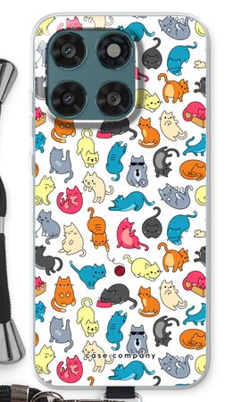Colourful cats