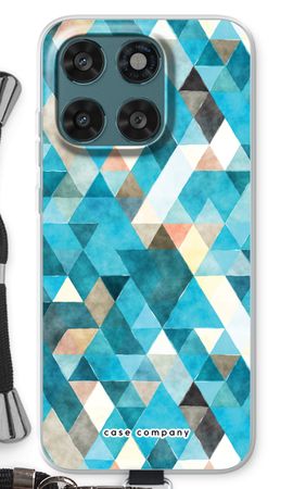 Coloured triangles blue