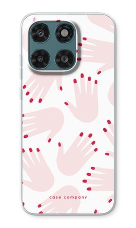 Hands pink