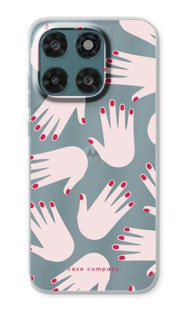 Hands pink