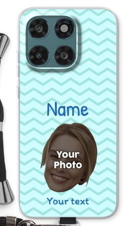 Personalisiertes Gesicht - Streifendesign