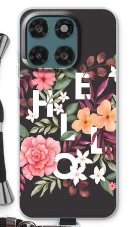 Hello in flowers