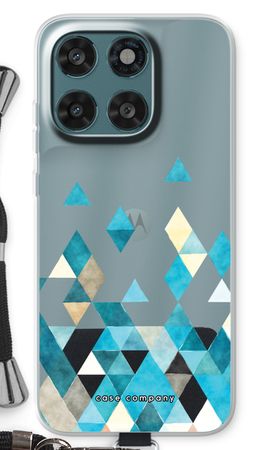 Coloured triangles blue