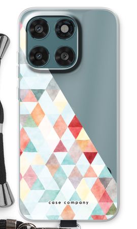 Coloured triangles pastel
