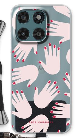 Hands pink