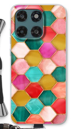 Hexagons in stained glass