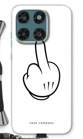 Middle finger white