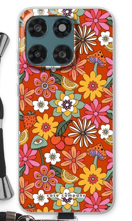 Retro Flowers - Red
