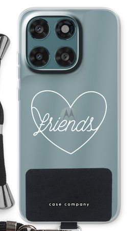 Friends heart pastel