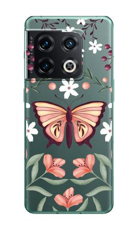 Papillon dans un monde floral