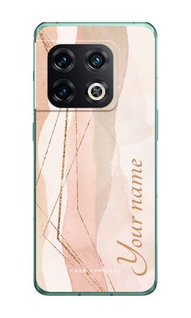 Gold Lines Namecase - Blush