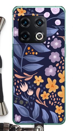 Flowers with blue leaves