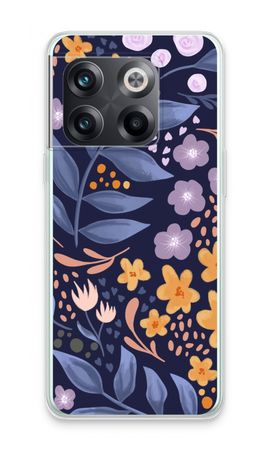 Flowers with blue leaves