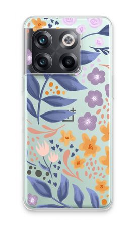 Flowers with blue leaves