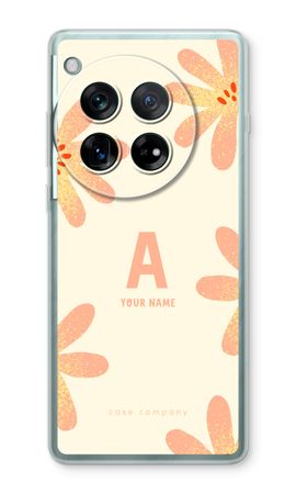 Peach Blossom Monogram