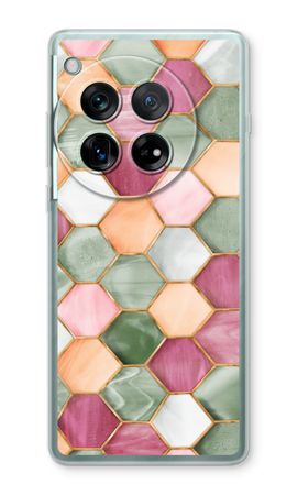 Hexagones en vitrail