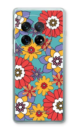 Retro Flowers - Blue