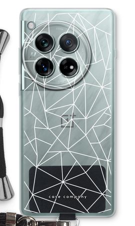 Geometric lines white