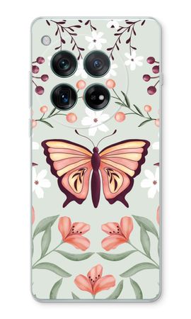 Butterfly in a floral world