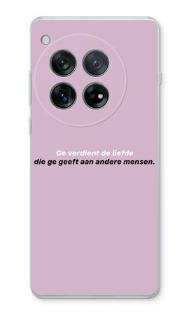 Ge verdient de liefde