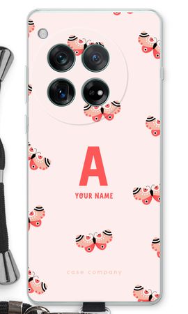 Rosy Butterflies Monogram