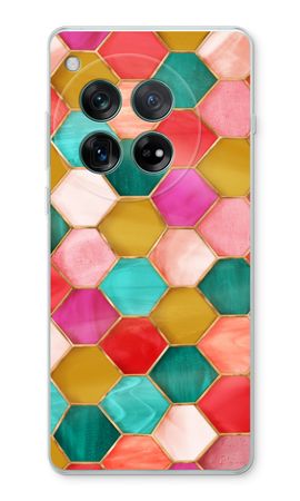 Hexagons in stained glass