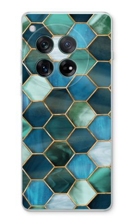 Hexagons in stained glass