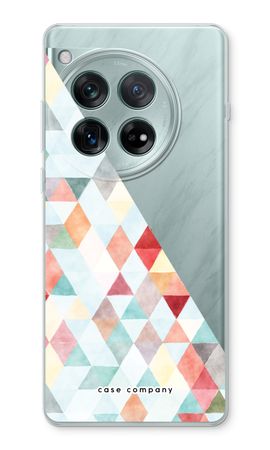 Coloured triangles pastel