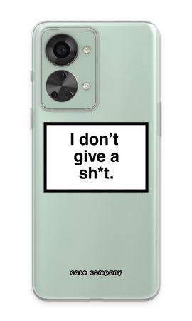 Don't give a shit