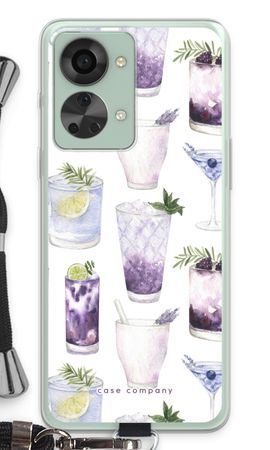 Violet cocktails