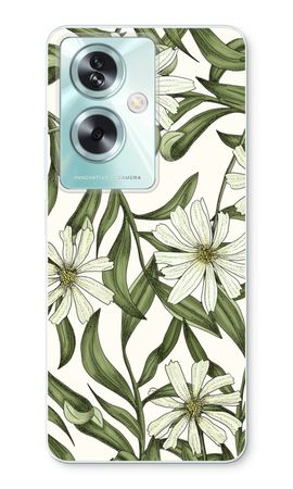 White flower pattern