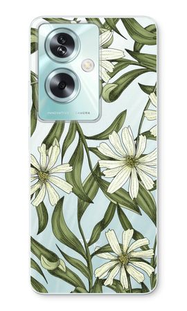 White flower pattern