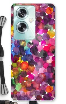 Överlappande akvarellprickar