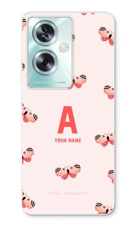 Rosy Butterflies Monogram