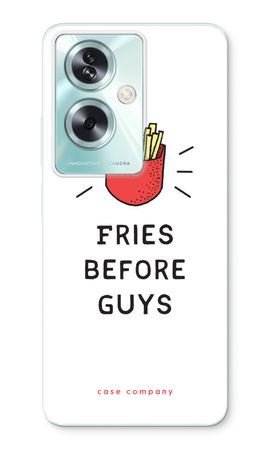 Fries before guys