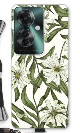 White flower pattern