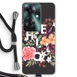 Hello in flowers
