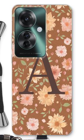 Flores rústicas de acuarela