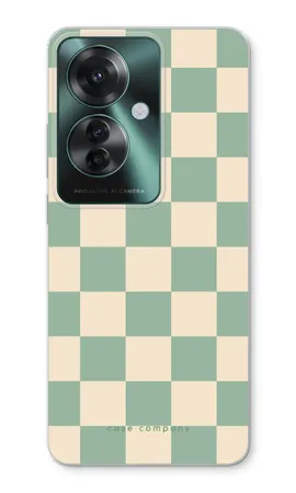 Checkered Mint, Mehki ovitek Oppo Reno 11 F