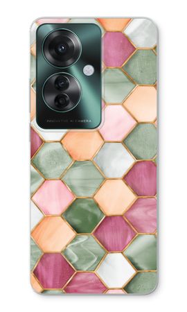 Hexagons in stained glass