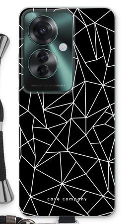 Geometric lines white