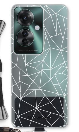 Geometric lines white