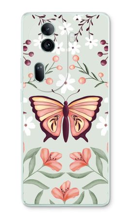 Butterfly in a floral world
