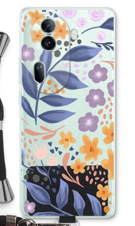 Flowers with blue leaves